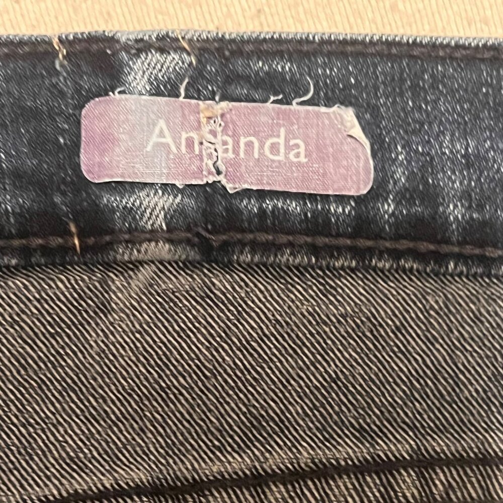 Gloria Vanderbilt Amanda Jeans Size 14 Short Classic Fit Denim Mid Rise Stretch - Picture 9 of 14